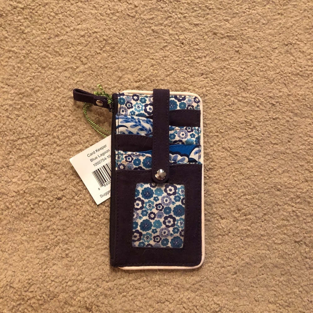 Vera Bradley Blue Lagoon Card keeper